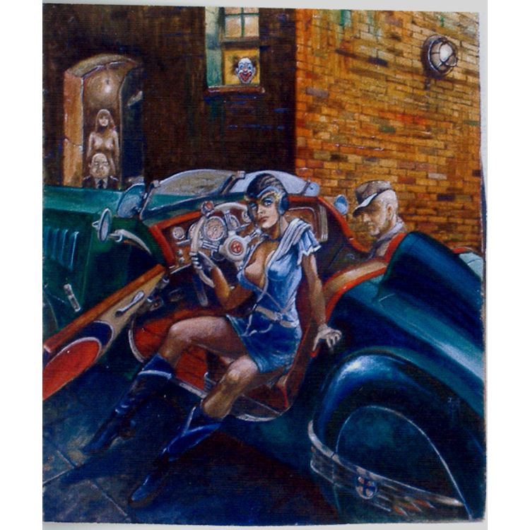 Green Car by Harold Fox