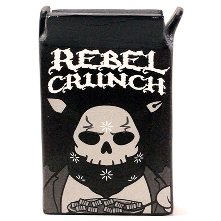 Rebel Crunch Cereal Box by Patrick Wong