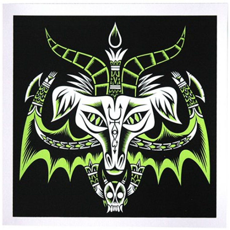 BAT-PHOMET SCREENPRINT by Martin Ontiveros