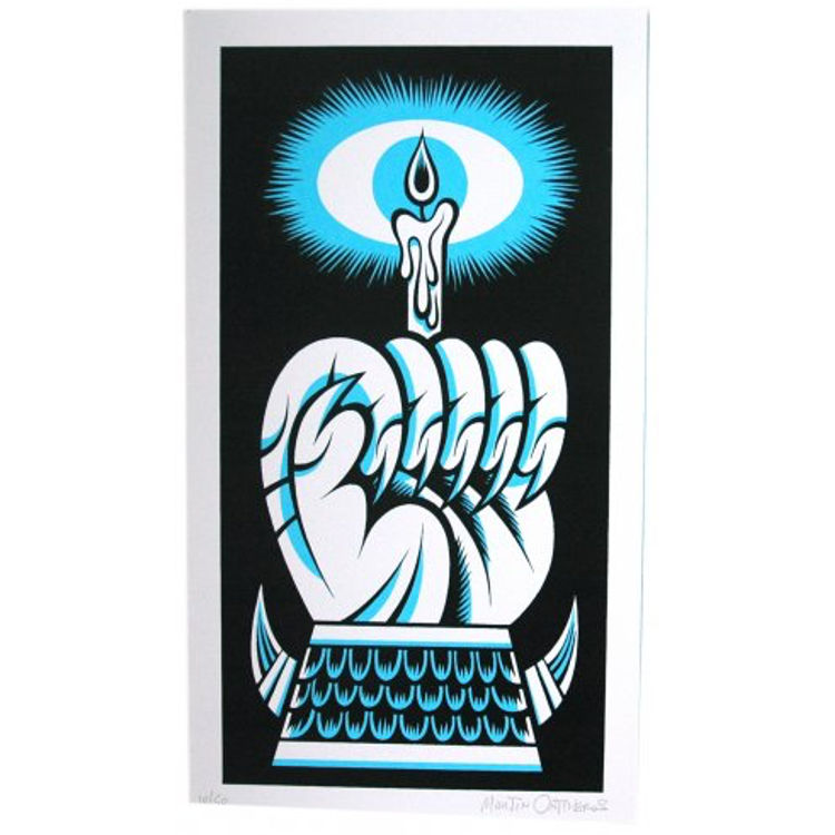 HAND OF GLORY SCREENPRINT by Martin Ontiveros