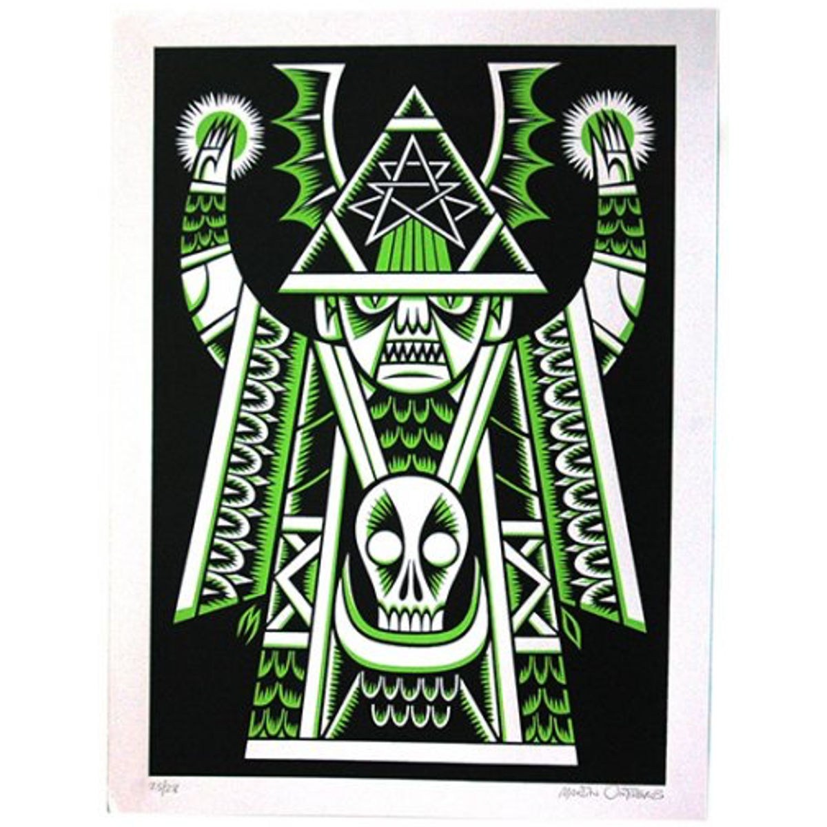 HIERONYMOUS THE CONJUROR SCREENPRINT