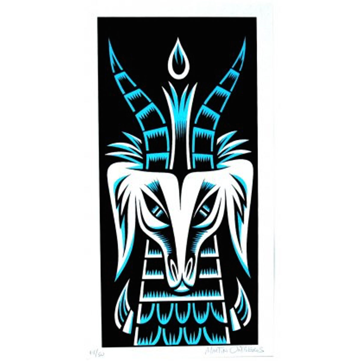 NIGHT GOAT SCREENPRINT