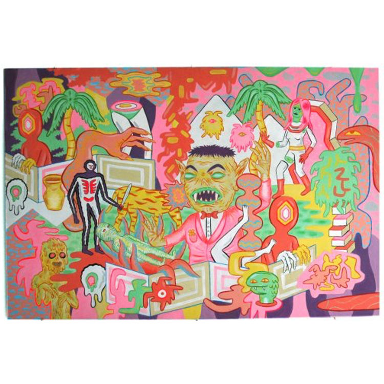 MUTATIONS PAINTING by Joseph Harmon