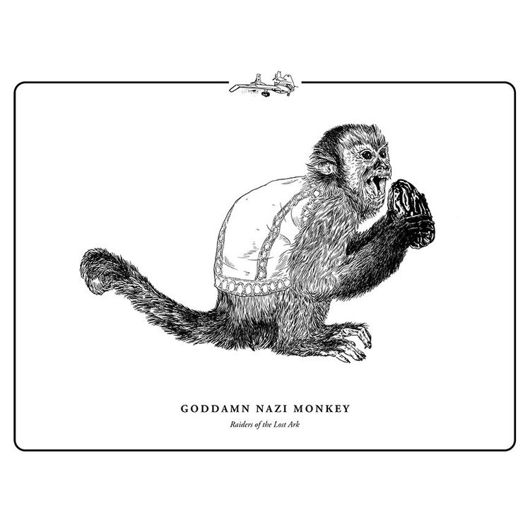 Goddamn Nazi Monkey by Evanimal (Evan Yarbrough)