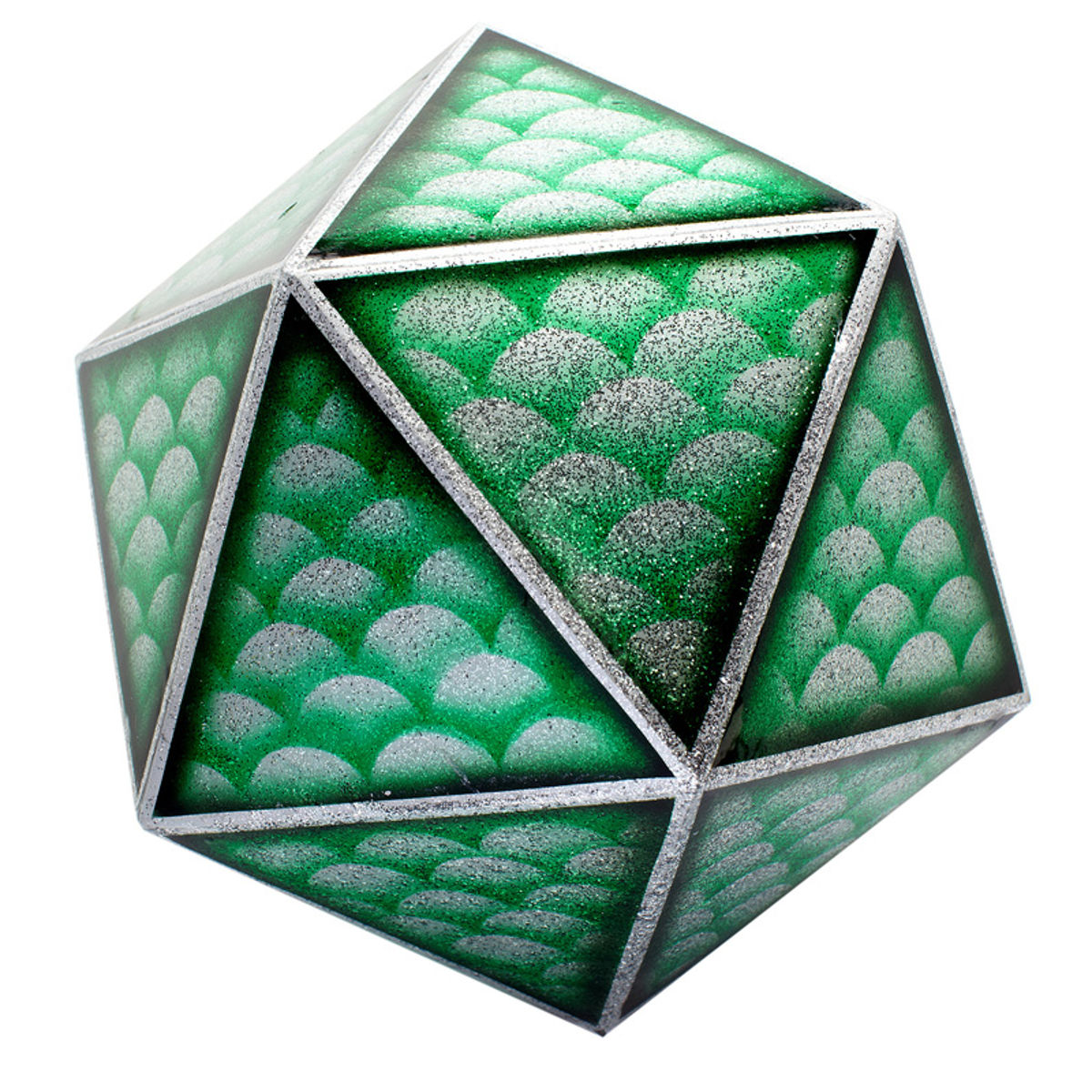 20 Sided XL Gaming Dice Green