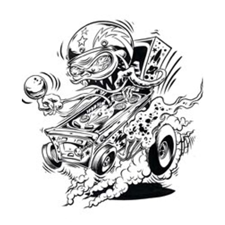 Pinball Rod Fink by 'Dirty' Donny Gillies