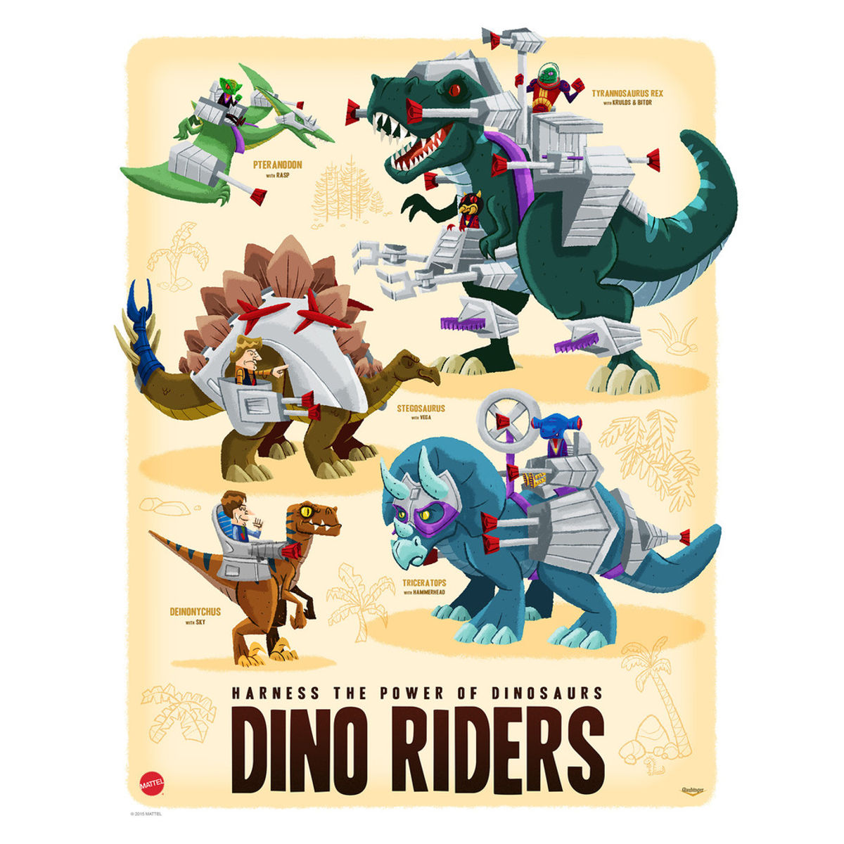 Harness the Power of Dino Riders