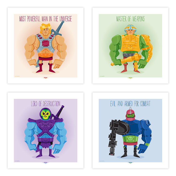 The Most Powerful Toys in the Universe - Print Set by Ian Glaubinger