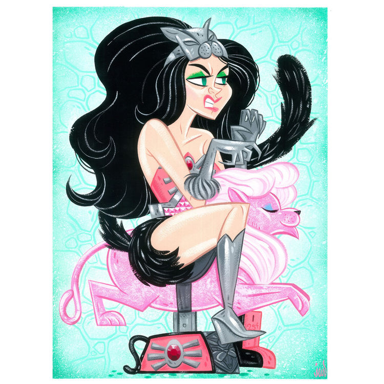 Catra & Clawdeen by Jonathan Adrian