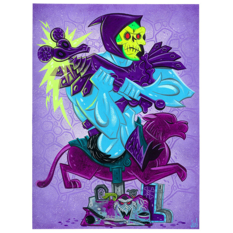 Skeletor & Panthor by Jonathan Adrian
