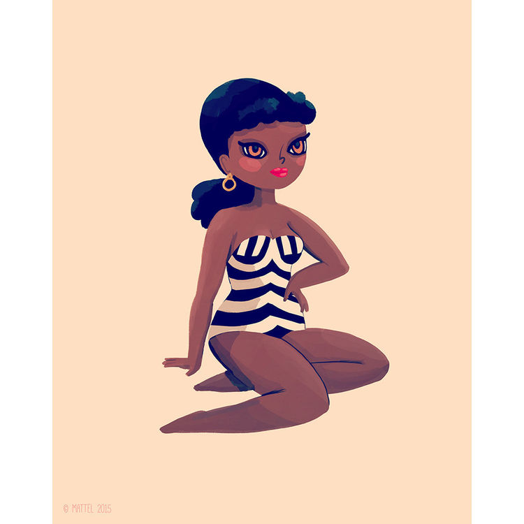 Poseable Barbie #2 by Nan Lawson