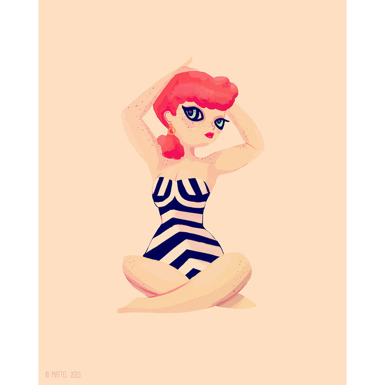 Poseable Barbie #3 by Nan Lawson