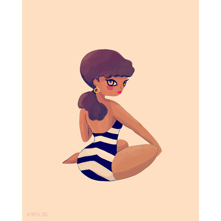 Poseable Barbie #4 by Nan Lawson