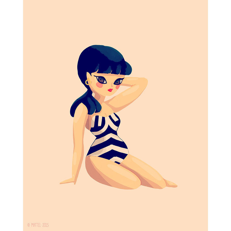 Poseable Barbie #5 by Nan Lawson