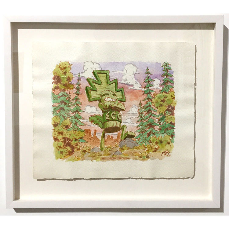 The Green Kachina by Robert Williams