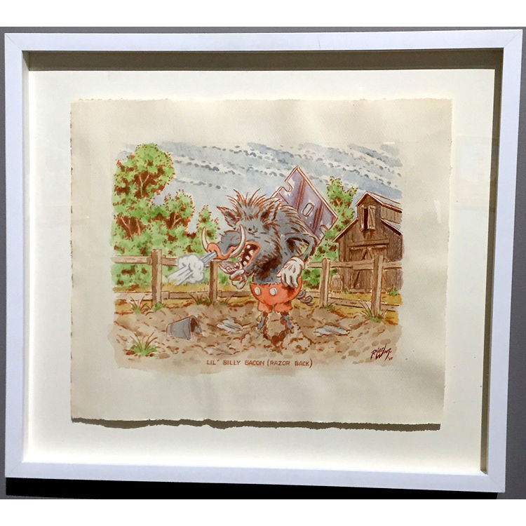 Lil' Billy Bacon(Razor Back) by Robert Williams