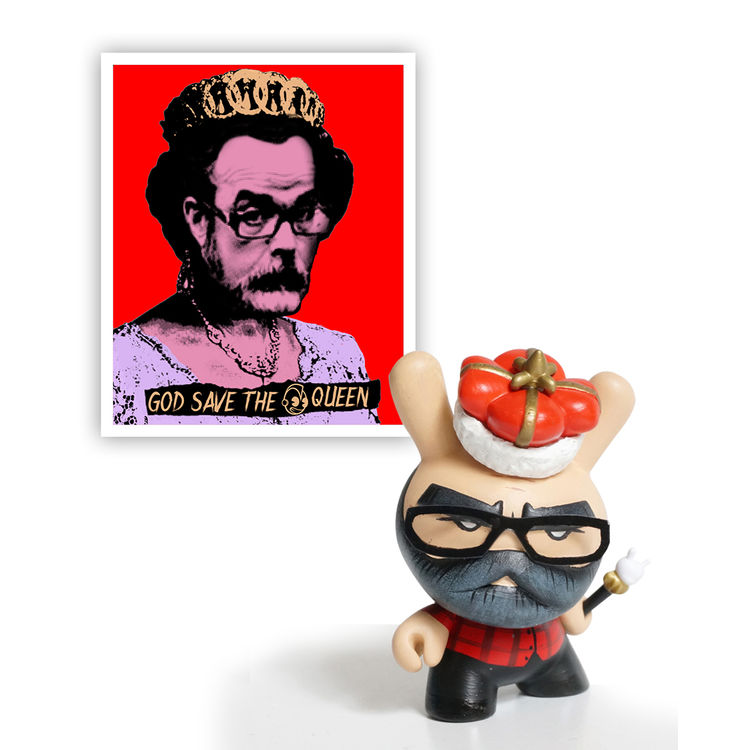Frank Kozik Ultimate Bearded Dude (Golden Ticket) by DexDexign Lab