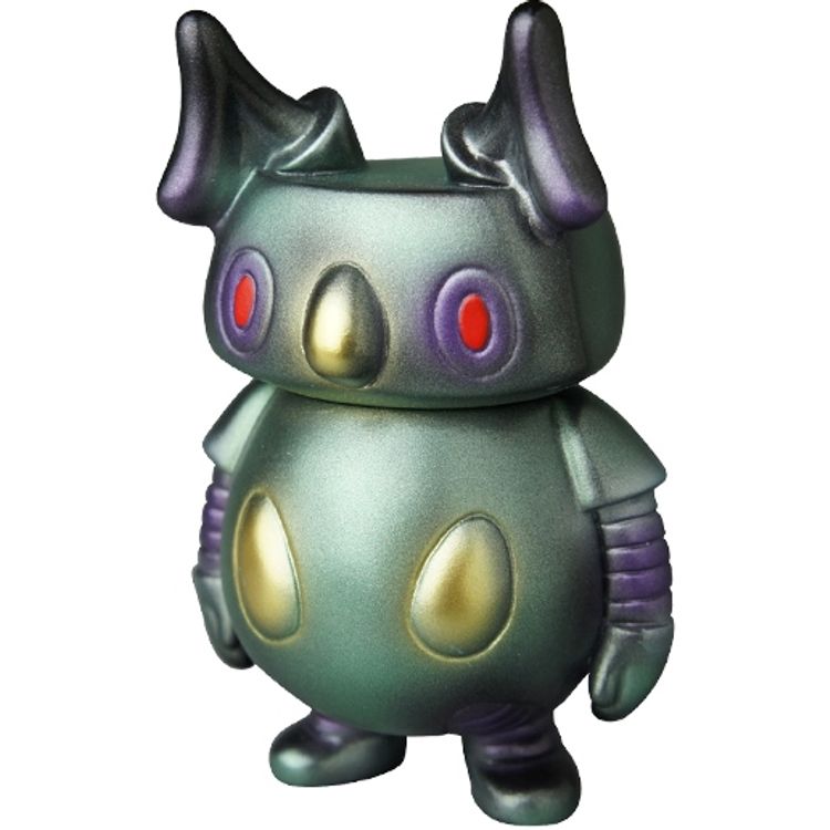 KAIJU ★ PLANET universe dinosaur Zetton (Titanium color painted by mirock-toy) by Mirock Toy (Yowohei Kaneko)