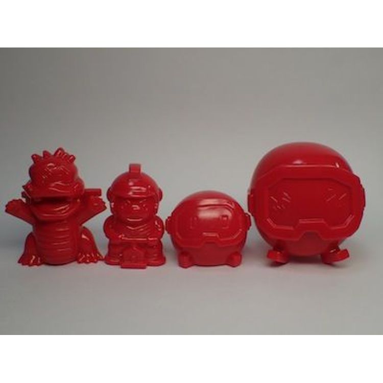 Dig Dug Sofubi Set - Kyarahobi Market 2015 by Gargamel (Kiyoka Ikeda)