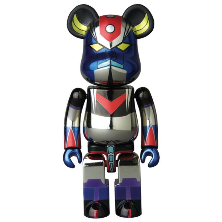 200% Grendizer  (plated version) Bearbrick by Go Nagai
