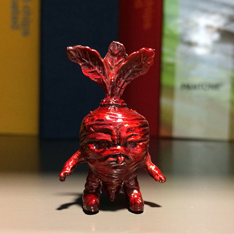 Red Metal Mini Deadbeet by George Gaspar