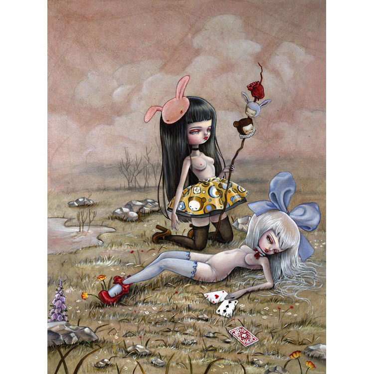 The Battle Between Red & Black by Kukula (Nataly Abramovitch)
