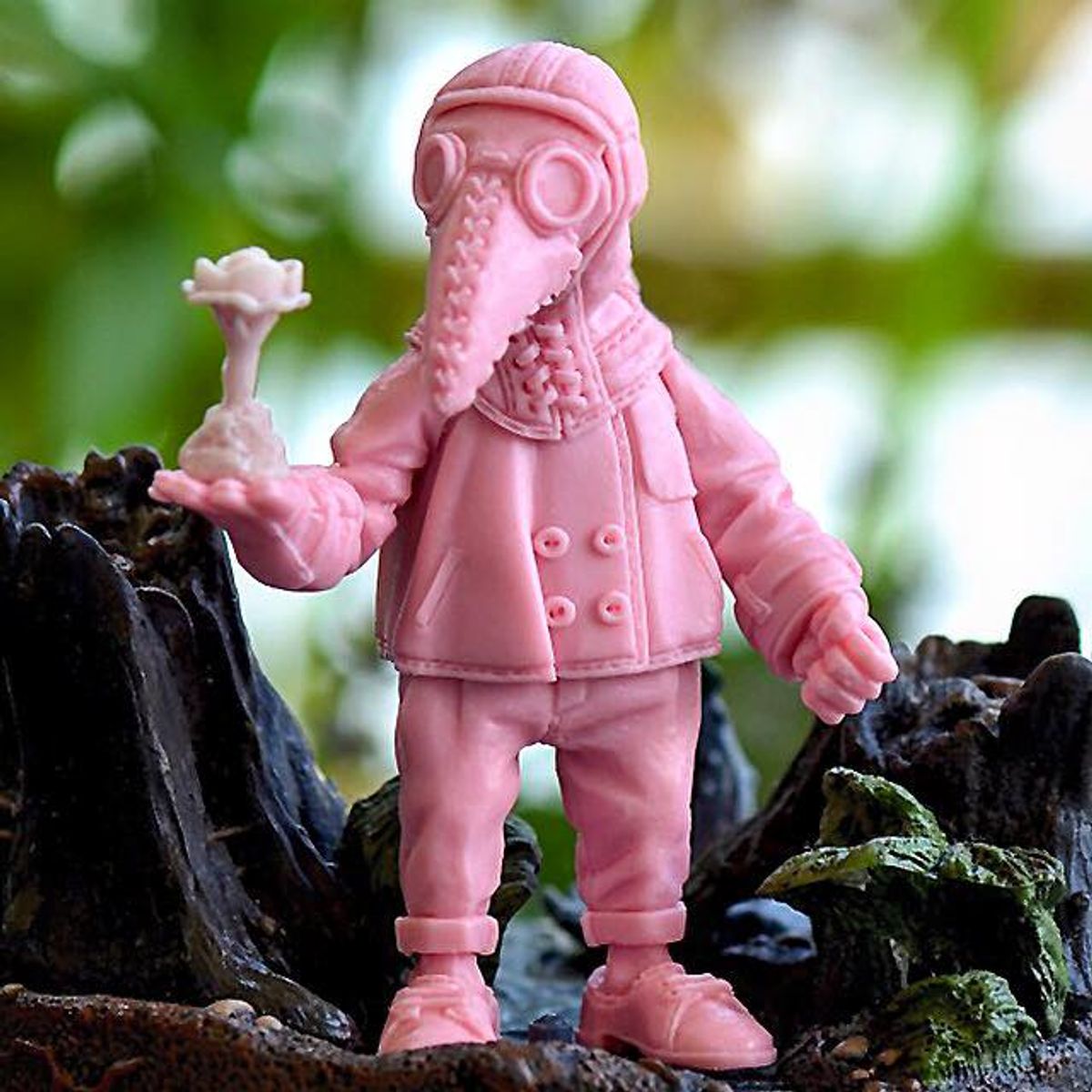 The Plague Oracle pastel pink