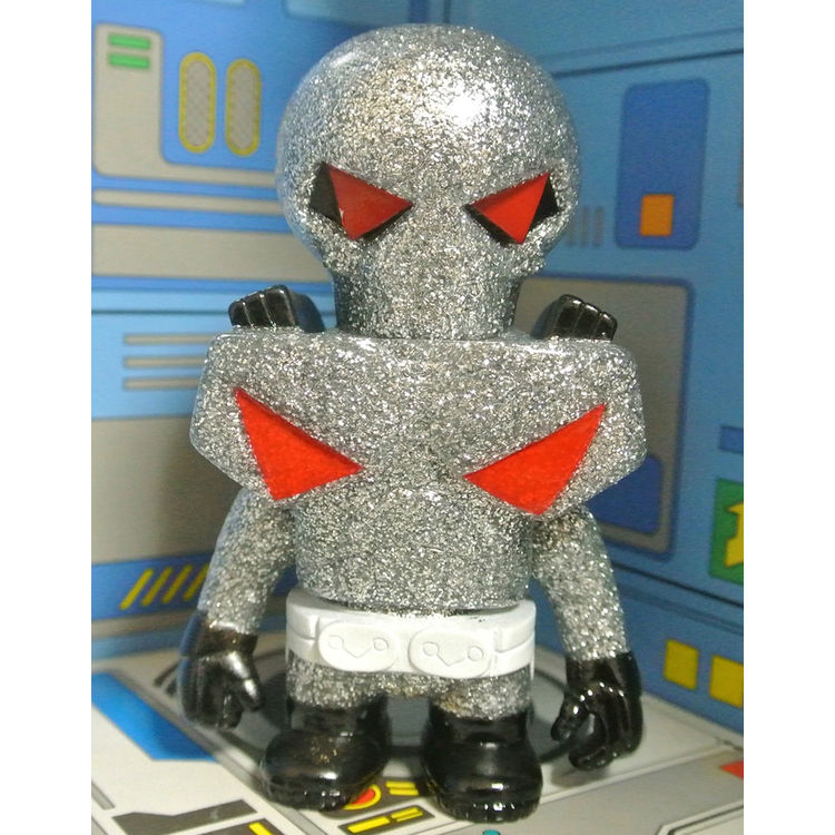 Nibbler Glitter Ranger: Silver by Rampage Toys (Jon Malmstedt)