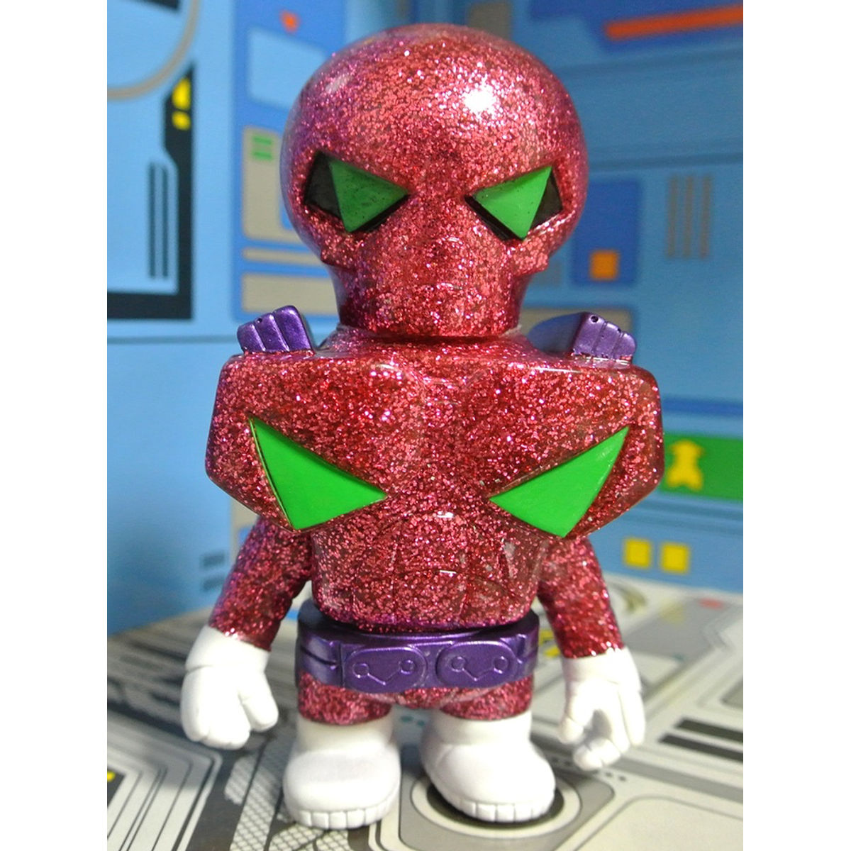 Nibbler Glitter Ranger: Raspberry