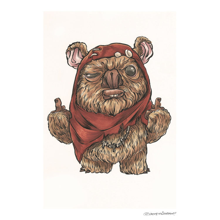 The Only Power You Will Need (SW) - Ewok by Clogtwo