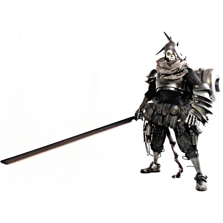 3AA Exclusive Heavy Duty Black Skull Tomorrow King Premade Ltd by Ashley Wood