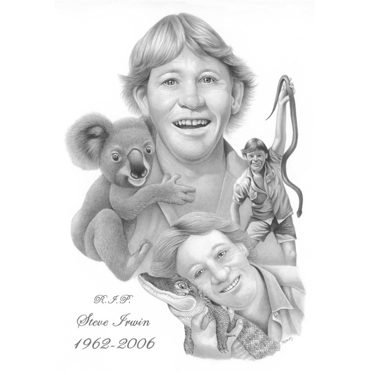 STEVE IRWIN by Mindmata Creations
