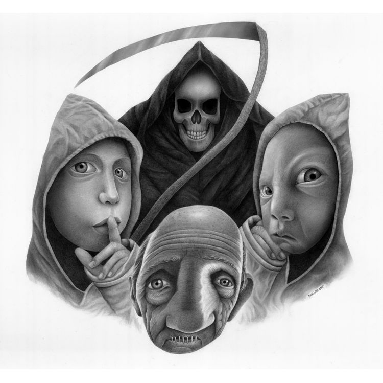 KNOW ONE GETS OUT OF HERE ALIVE by Mindmata Creations
