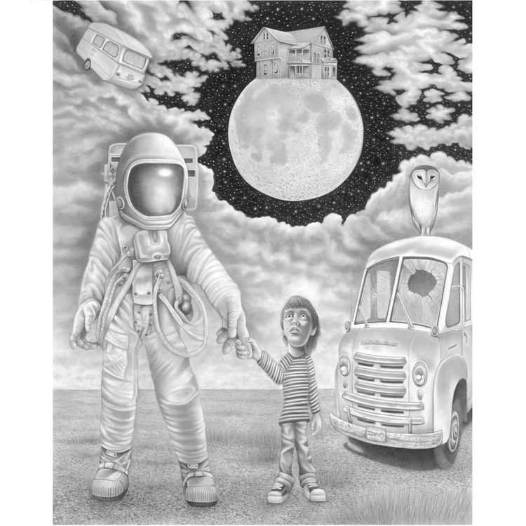 MAN FROM THE MOON by Mindmata Creations