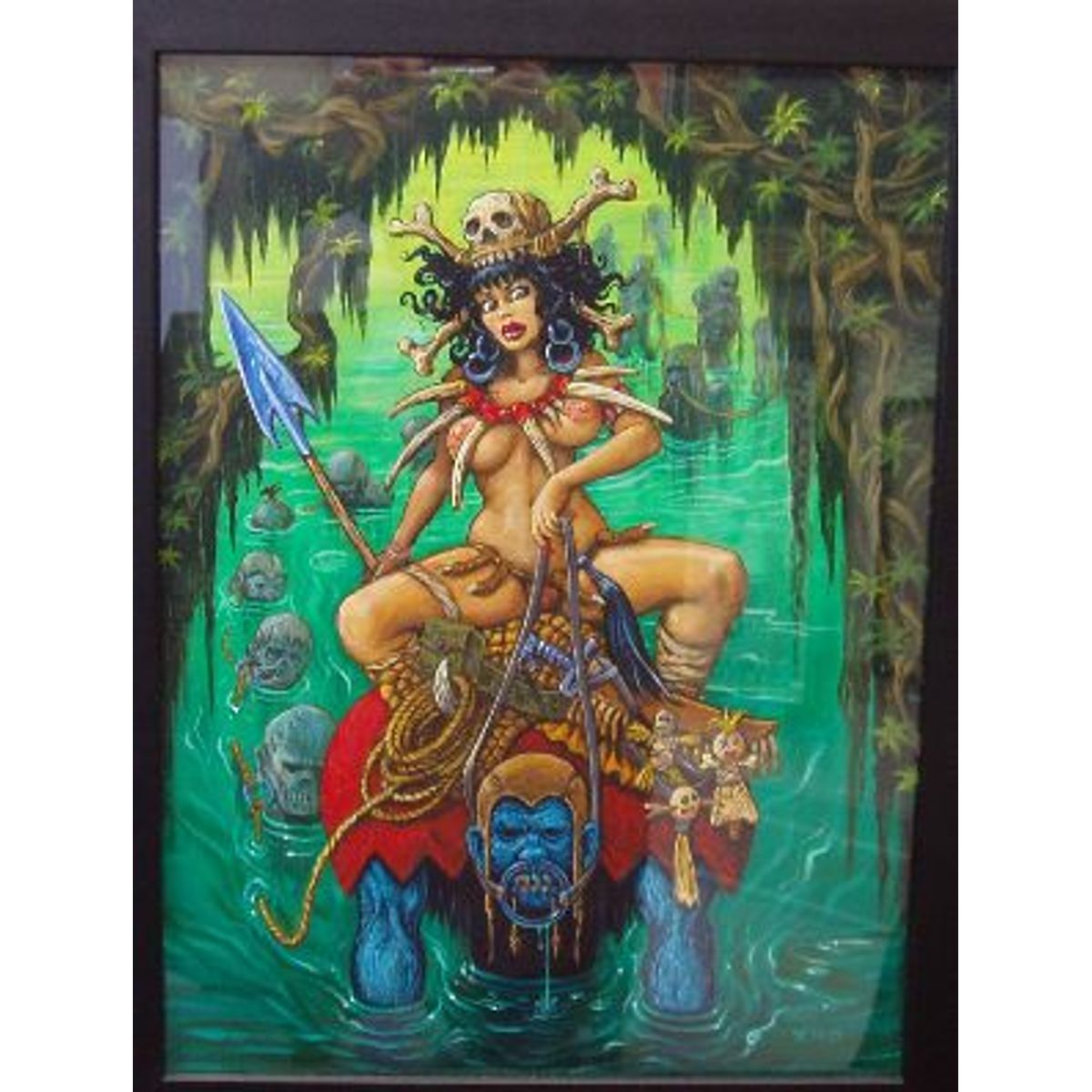 JuJu Mama Riding on Zombie