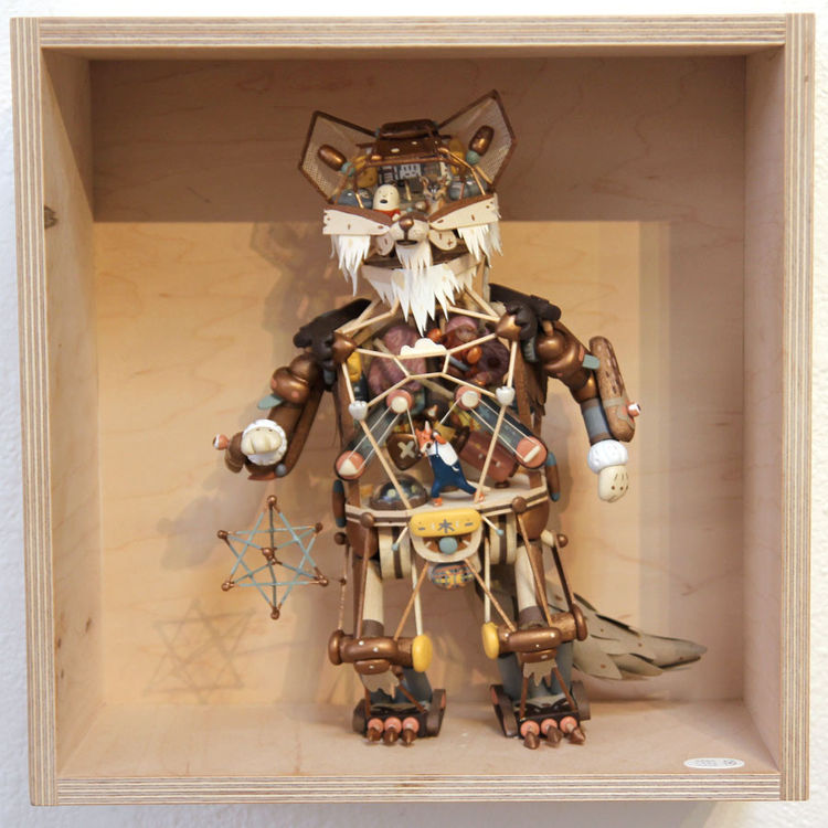 Merkaba Fox by Sean Chao