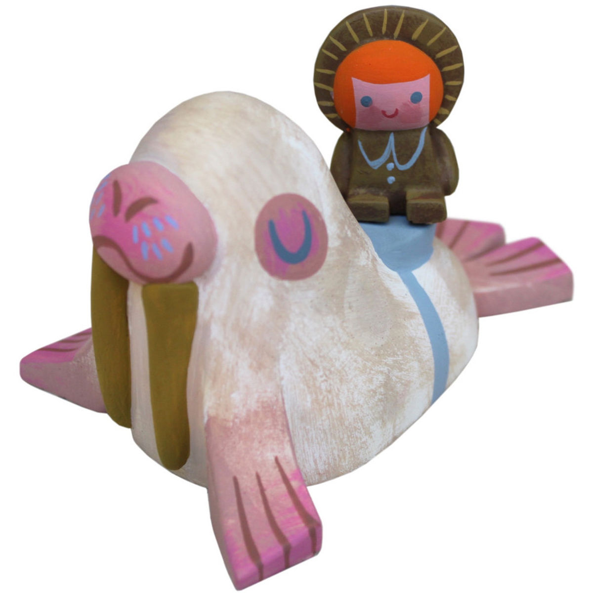 Walrus and Rider - Albino