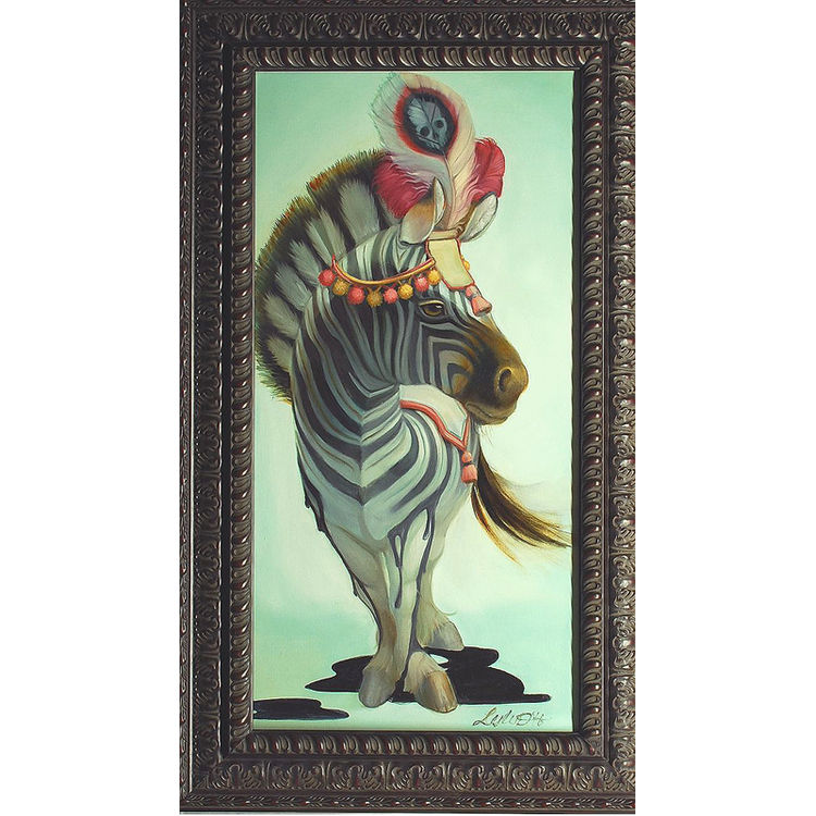 Circus Zebra by Leslie Ditto