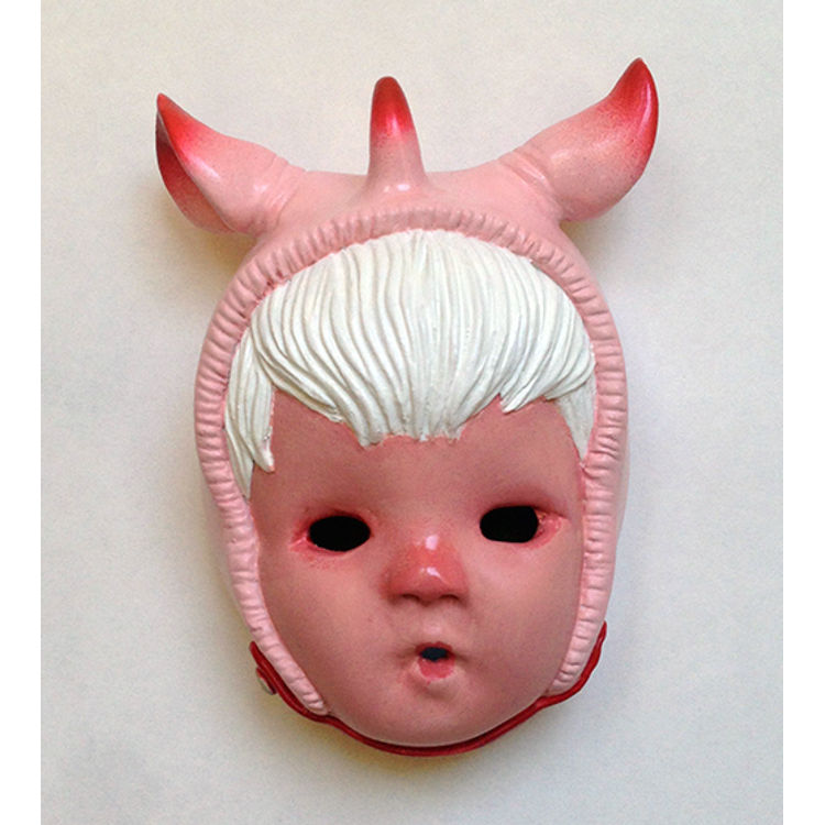 Mask Rhino (pink) by Doubleparlour