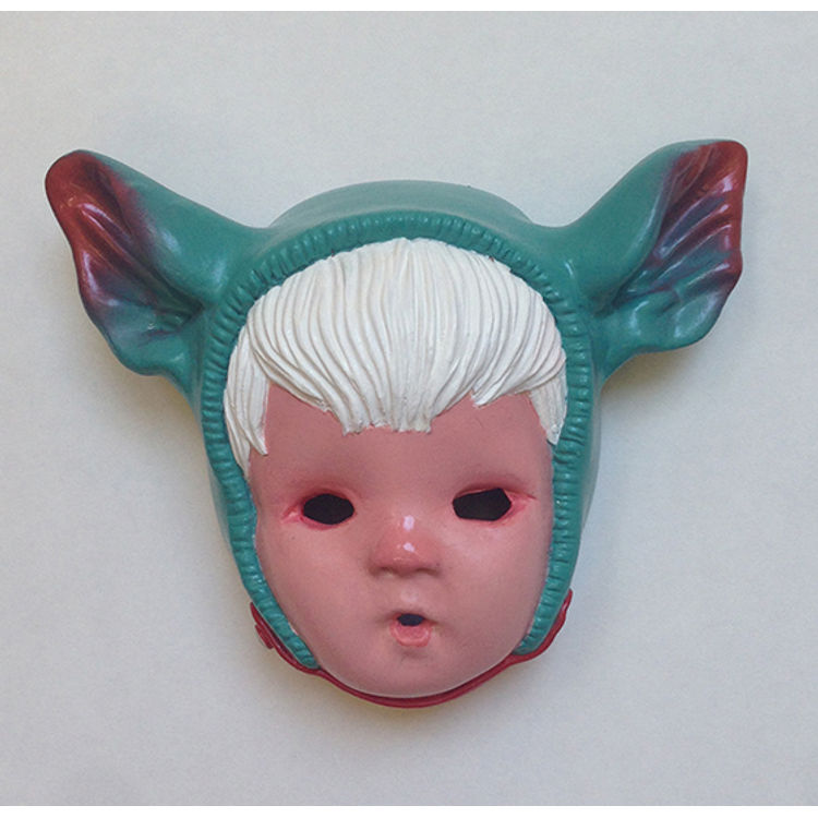 Mask Pig (aqua) by Doubleparlour