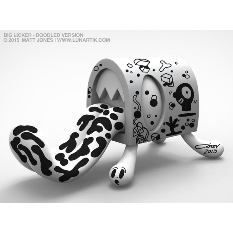 Big Licker - Doodled by Lunartik (Matt Jones)