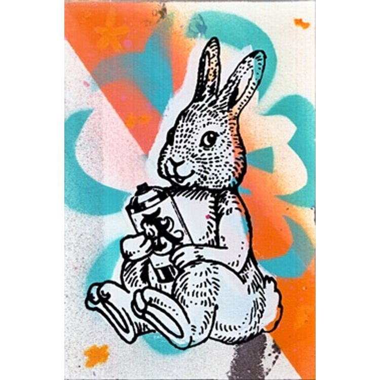 BUNNY CARD 1 by Lady Aiko (Aiko Nakagawa)