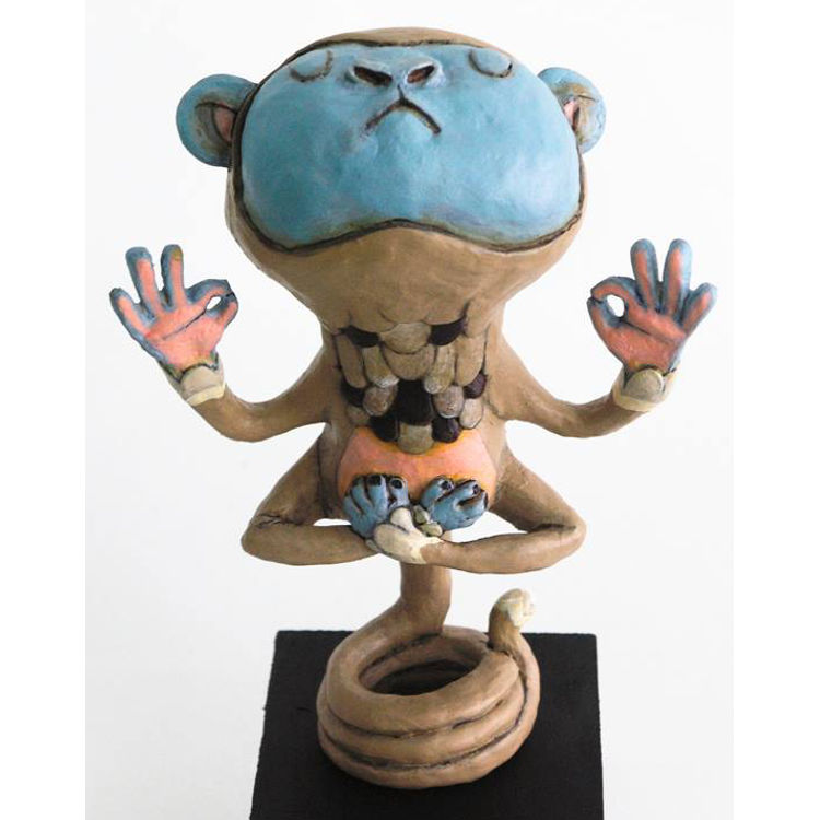 Yoga Monkey 瑜伽猴 by 1000Tentacles Studio