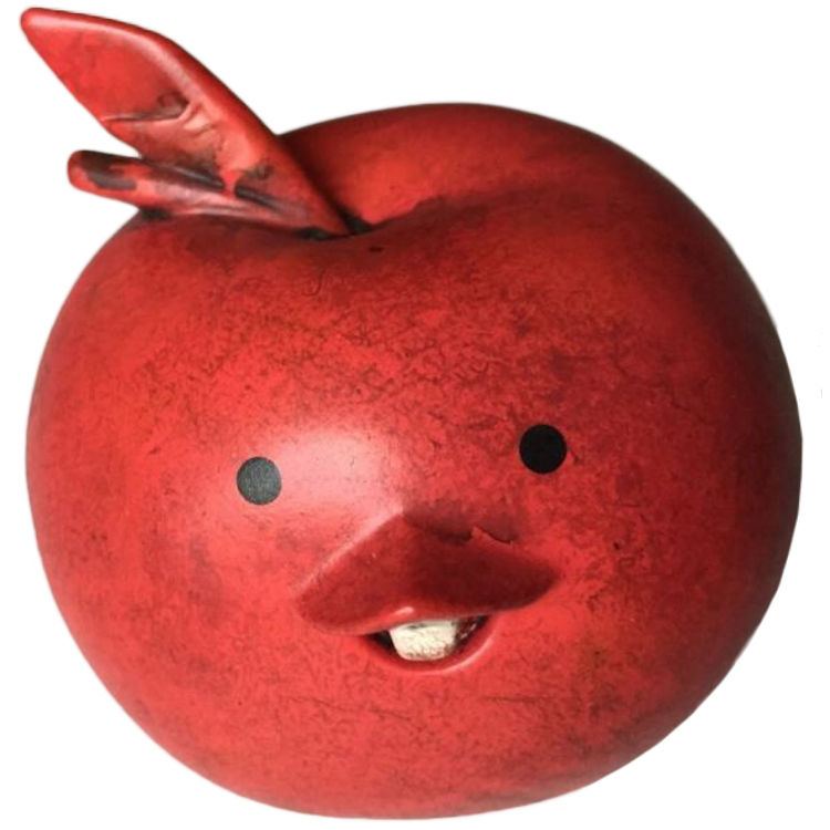 Debbie Applehair + Glossy red Apple by Ashley Wood