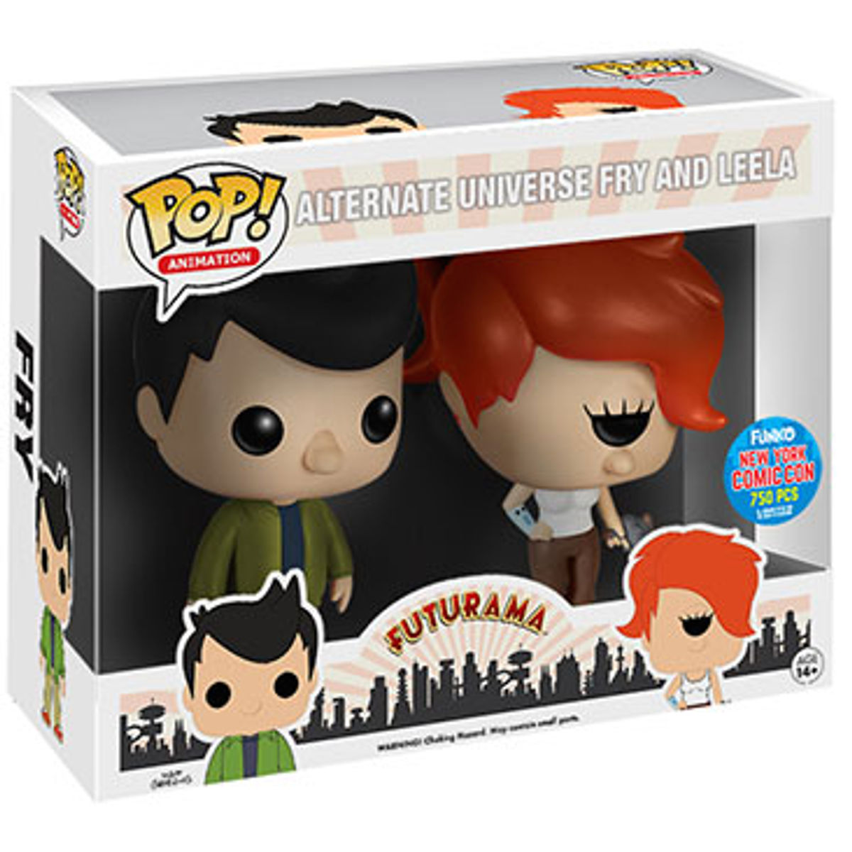 NYCC Alternate Universe Fry & Leela : Futurama (2 Pack)