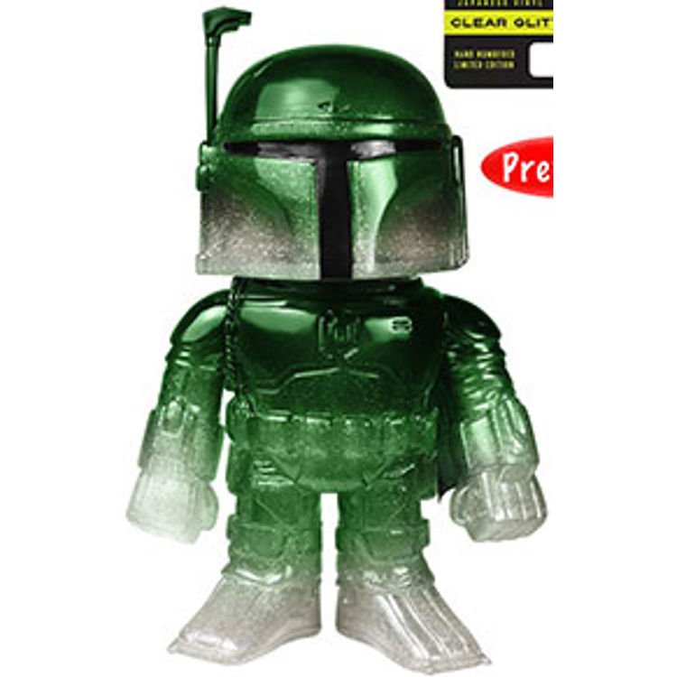 Star Wars - Clear Glitter Boba Fett ( NYCC : 2015 Exclusive ) by Sparkle Princess High