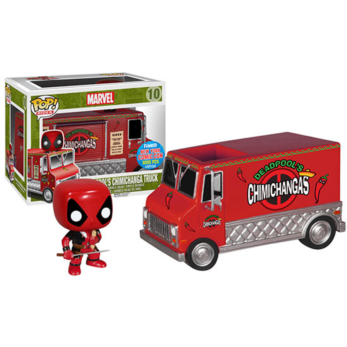 Red Deadpool's Chimichanga Truck : Marvel [10]