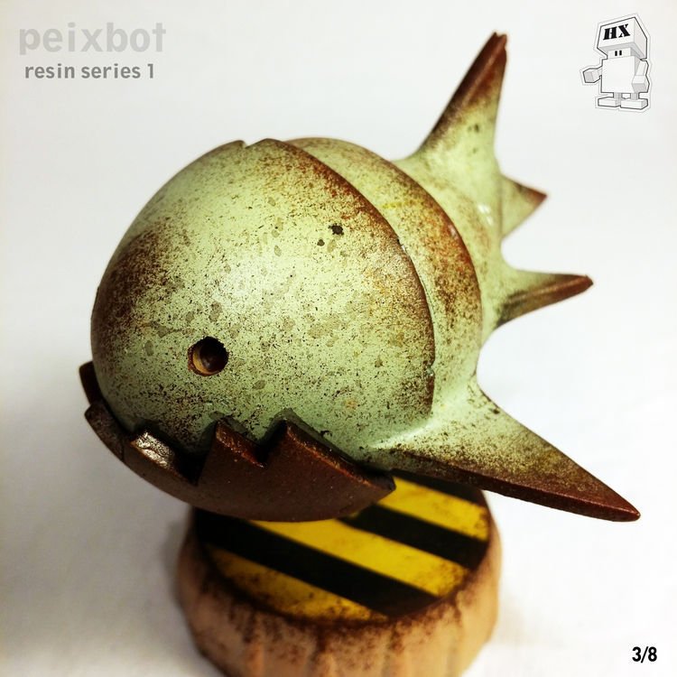 "Peixbot" resin [series 1] custom Nº3 by HX Studio (Jesper Puchades)