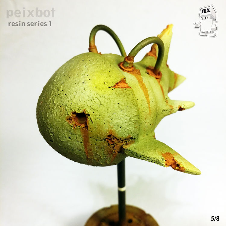 "Peixbot" resin [series 1] custom Nº5 by HX Studio (Jesper Puchades)