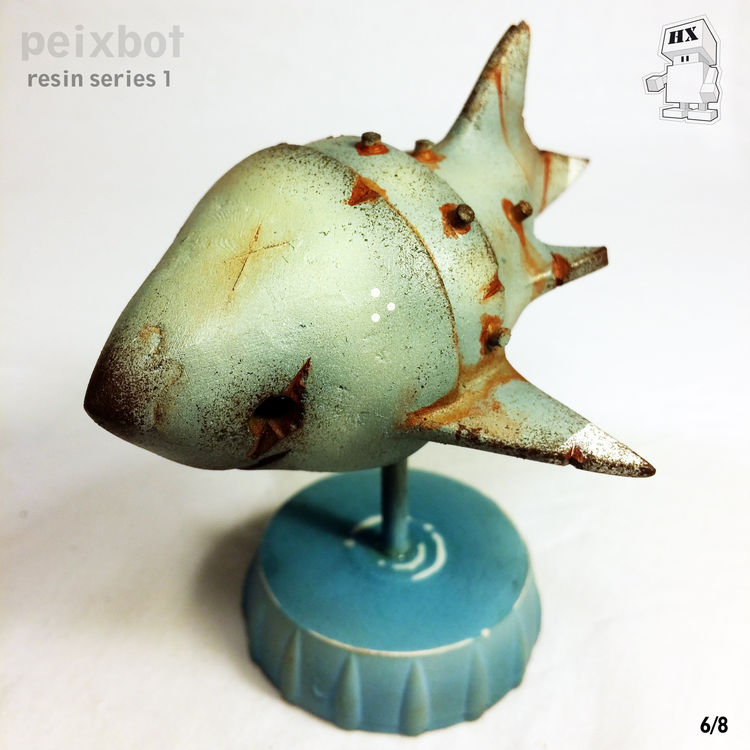 "Peixbot" resin [series 1] custom Nº6 by HX Studio (Jesper Puchades)